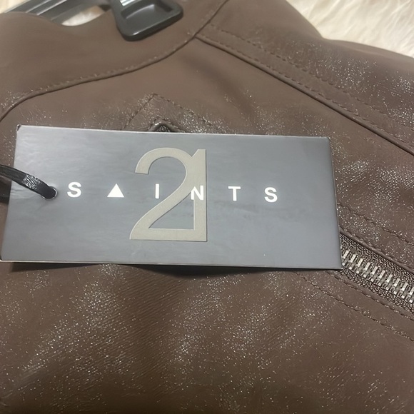 21 Saints Brown Wrap Skirt NWT - Picture 7 of 9